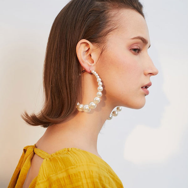Pearl Hoops